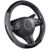 Car-pass volante 38 cm Pvc de Cuero cosida A Mano de cuero genuino Cubierta Del Volante Del Coche Ajuste para la Mayoría de Coches de Estilo