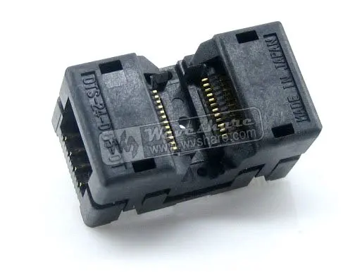 SSOP24 TSSOP24 OTS-24-0.65-01 Enplas IC Тесты burn-в гнездо адаптера Программирование 0,65 мм Шаг 4,4 мм Ширина