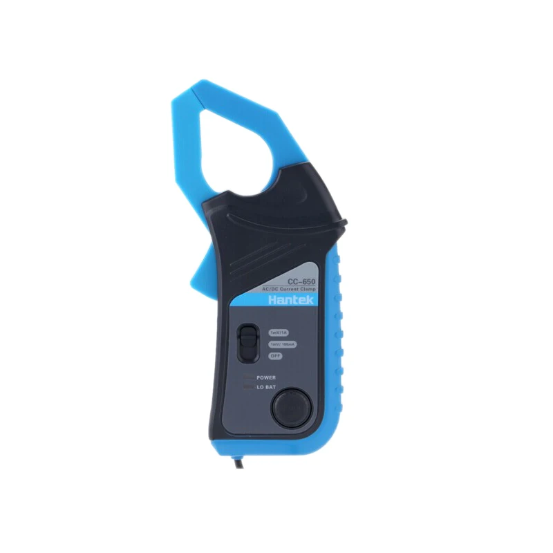 

Hantek CC-650 AC/DC Current Clamp Meter 400Hz Bandwidth 20mA to 650A DC with BNC Connector