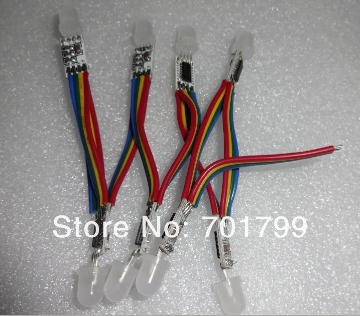 12 мм DC5V WS2801 пиксельный узел, 50 узел нитке, не обладает водонепроницаемостью