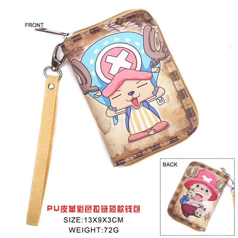 

Anime One Piece Chopper PU Short Wallet Purse With Zipper