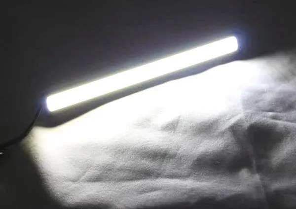Высокая мощность 12 в дневной свет 12 Вт COB автомобиль DRL COB водонепроницаемый декоративный бампер стикер дневного света Led