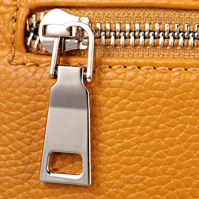 grand - orange QIWANG Mod/èle de crocodile de concepteur de sac /à main en cuir v/éritable pour femmes