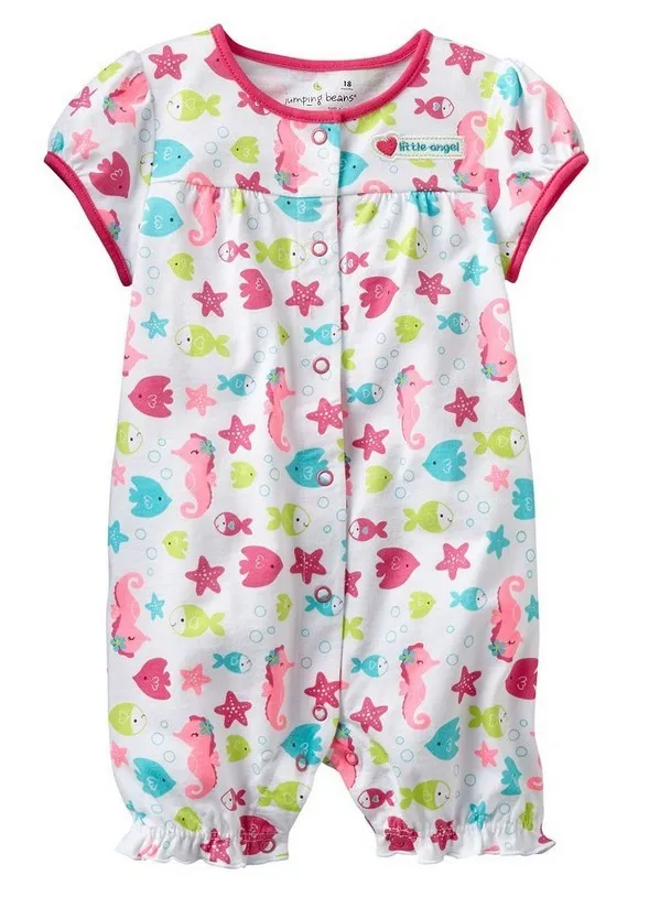 Платье для малышки Девочки Shortalls новый Боун платье комбинезон наряды Джемперы Комбинезоны Babywear малыша одним Pieces Одежда Топы W94