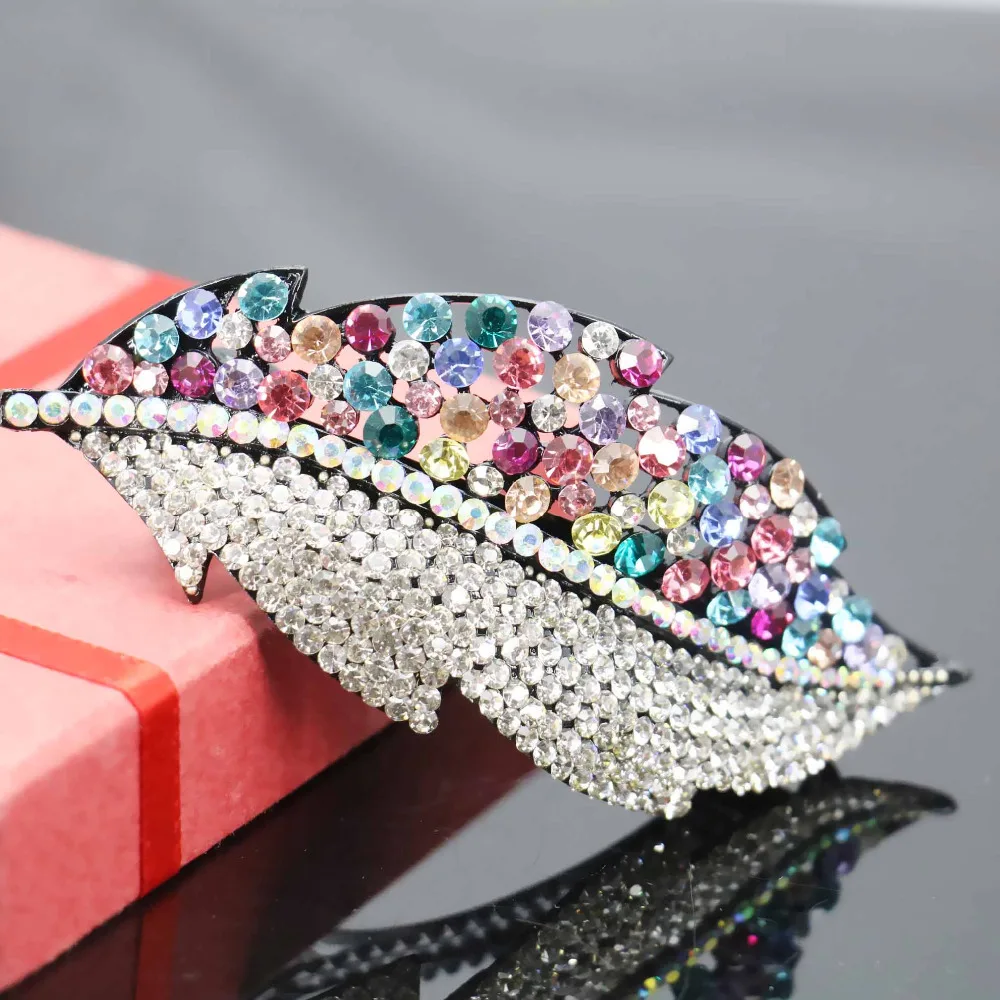beautiful Inlaid Rhinestone Wedding Headdress Headband Head Bands Headpiece Crystal Butterfly