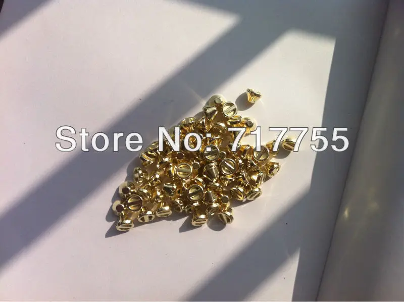 Модная пластиковая лестница spike8mm gold1000pcs/лот шпильки конусовидные бусины ювелирные изделия Одежда Аксессуары швейные клей