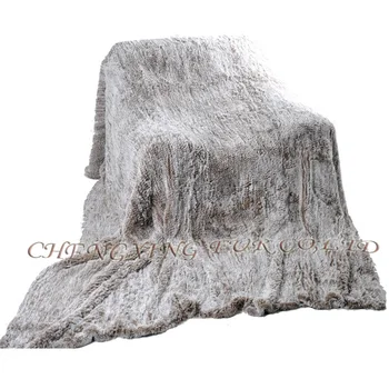 Online CX-D-93 150x200 Cm MaĂ Weichen Rex Kaninchenfell Stricken Decke