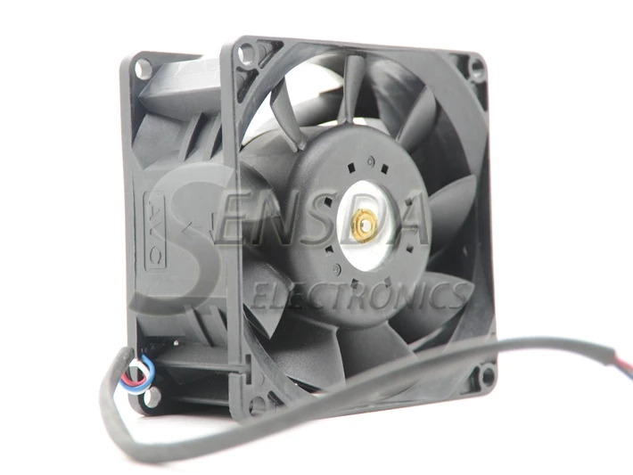 For AVC 2B08038B12S P059 DC 12V 3.84A Cooling Fan Server Square Fan 80x80x38mm 8cm 80mm 4-wire