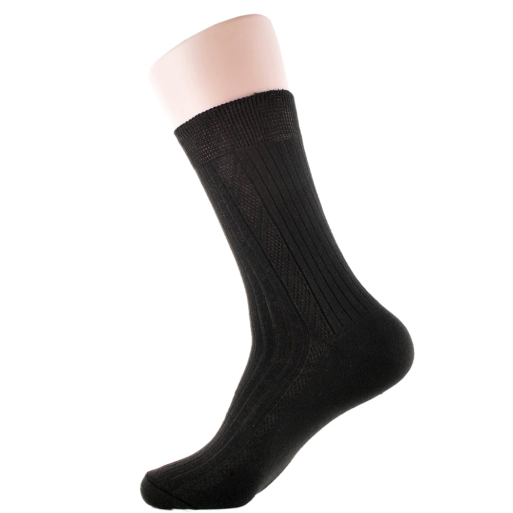 Men's socks with cotton black color 50 pairsin Men's Socks from