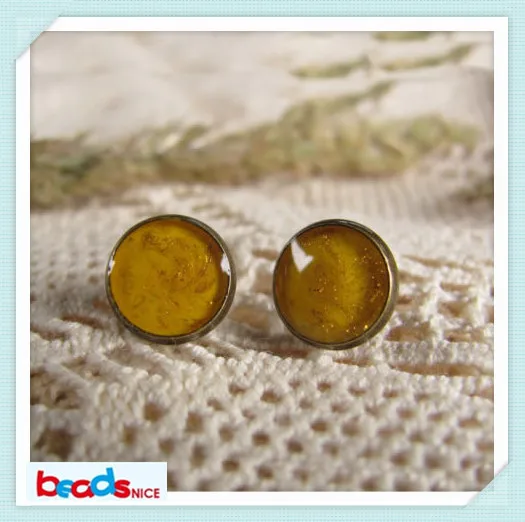 Beadsnice модные дизайнерские серьги diy post серьги подходят 20 мм кабошон настройки новые серьги без бретелей ID9695