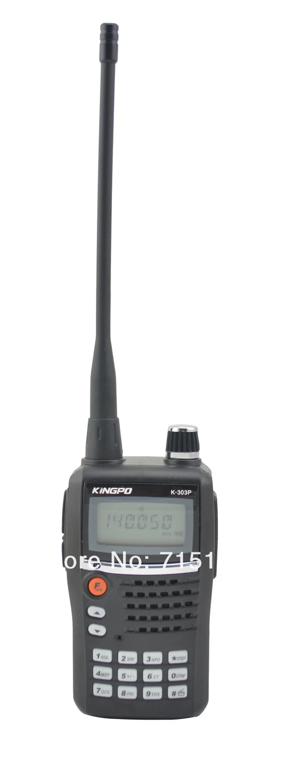 Kingpo 5 w 99ch cb Ham Two-way Radio fm Portátil Transceptor 10 km Interphone Walkie Talkie Par K-303p Vhf 136-174 Mhz 6 High Quality Telefonia e Comunicação