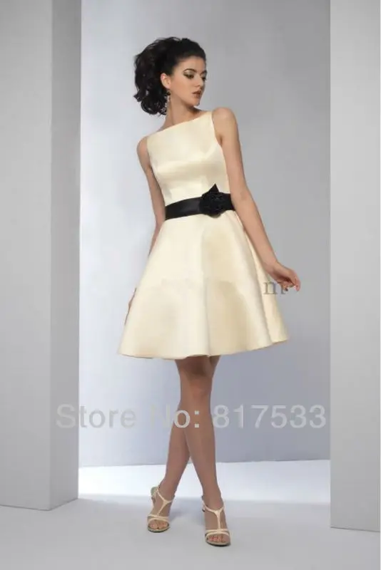 cream junior bridesmaid dresses