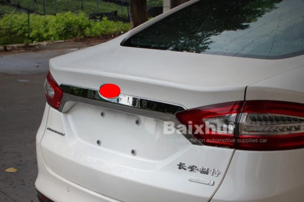 Для Ford Mondeo Fusion 2013 ABS хром задняя дверь крышка багажника отделка наружные молдинг наклейки