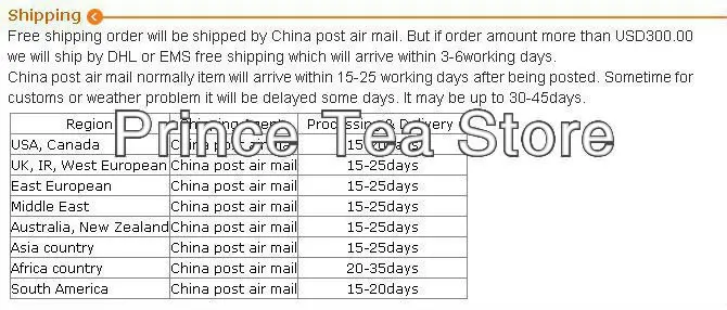 shipping