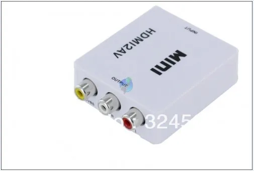 Full HD 1080 P для CVBS сигнала для VHS VCR DVD запись мини видео коробка l/r адаптер HDMI AV конвертер RCA FPV телевизор мини HDMI2AV