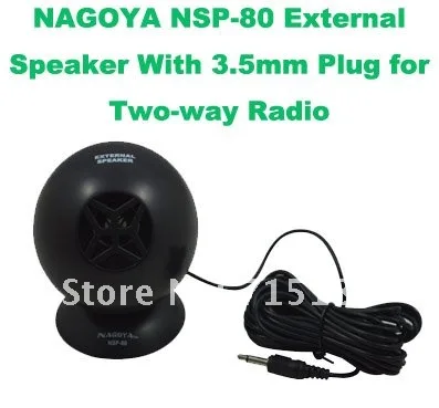 NAGOYA внешний Динамик NSP-80 с 3,5 мм разъем для переносной мобильный двухстороннее радио
