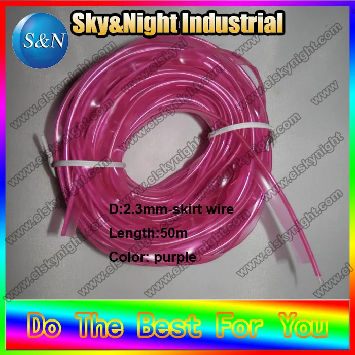 skirt wire-50m-purple-4