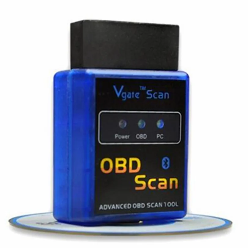 DHL 100 шт. ELM 327 Bluetooth OBD2 работает на Android obd2 крутящий момент V2.1 ELM327 OBDII мини Интерфейс Авто диагностический инструмент