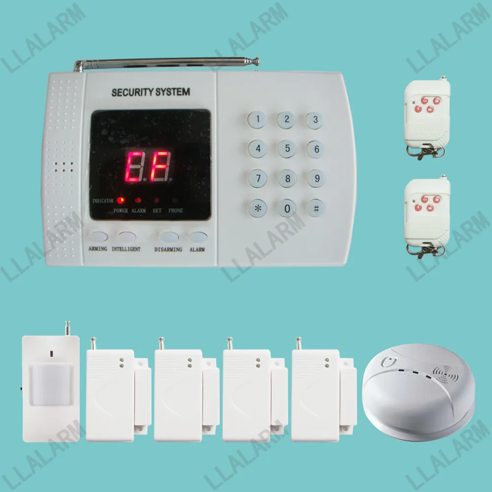 

Digital Display Telephone Line Alarm Autodial Wireless Burglar Alarm System PSTN Security Home Alarm