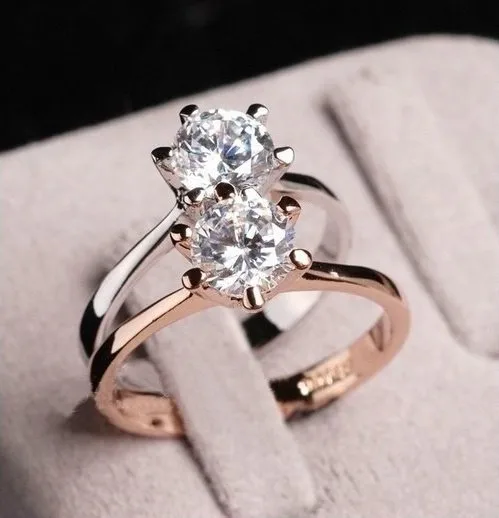Новинка, распродажа, фирменные кольца TracysWing, подлинный австрийский кристалл, медь, золотой цвет, кольца для женщин# RG90786