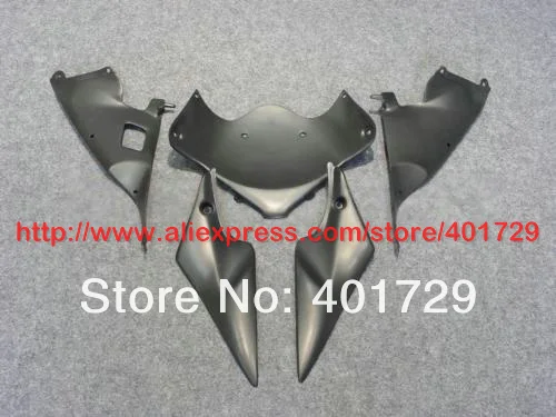 Таможенные обтекатели для Suzuki GSXR-600 750 GSX-R600 R750 2006 2007 GSXR600/750 все плоский черный обтекателя kit AW40