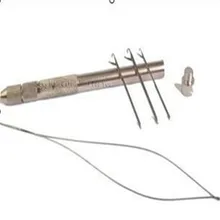 1 шт волос крюк-удлинитель иглы парик делая инструменты шнурка парик вентиляционные иглы для кружевных париков микро кольцо