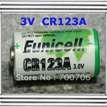 1000pcs bulk battery CR123A 3V lithium battery CR123A  digital camer battery  free shipping wholesale