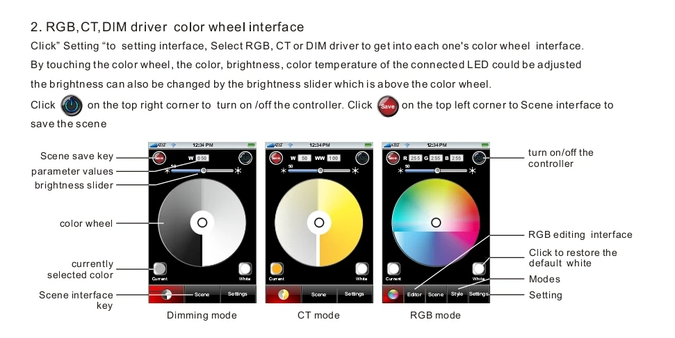 Wi-Fi RGB LED контроллер, 5A* 3 диммер, ct, RGB контроллер по мобильного телефона с Android или IOS система; 3A* 3 выходной канал