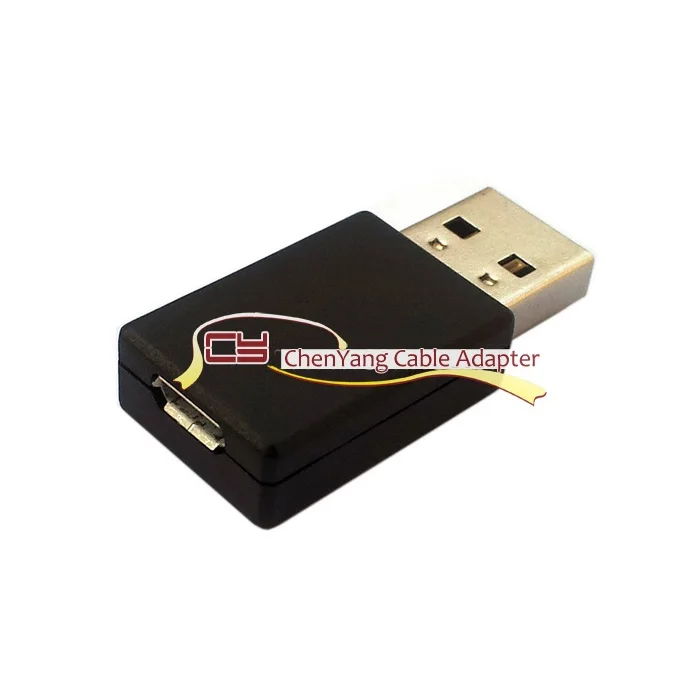 CYSM USB 2,0 Тип штекер к Micro USB B Тип 5pin гнездовой разъем адаптер конвертер Черный