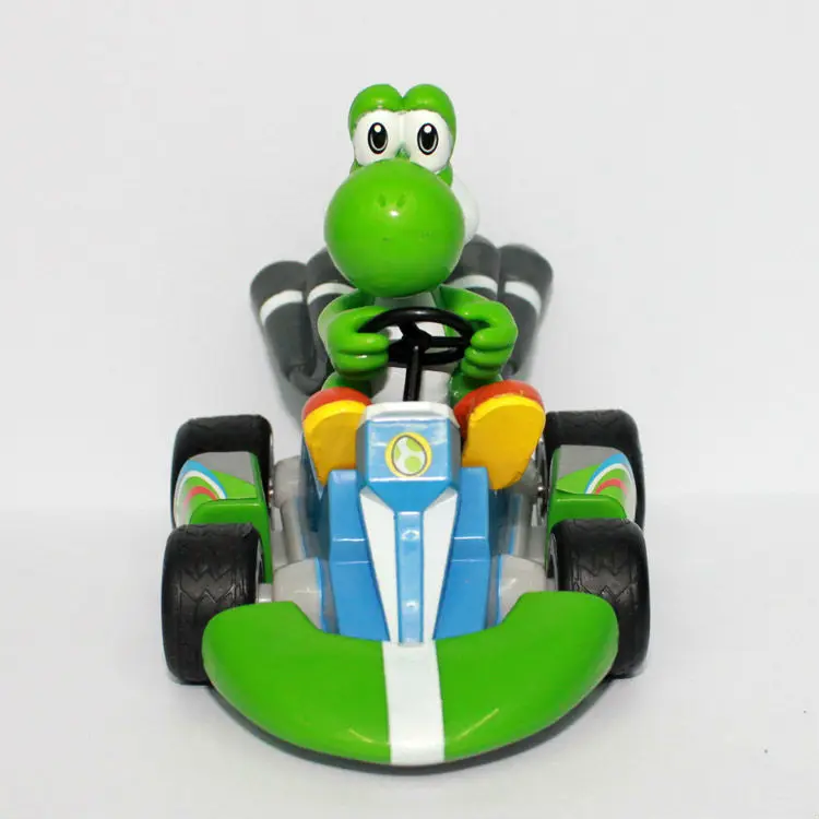 100 шт/партия, супер Марио Bros Марио и Yoshi Yossy Kart оттяните назад автомобиль 2 стиля