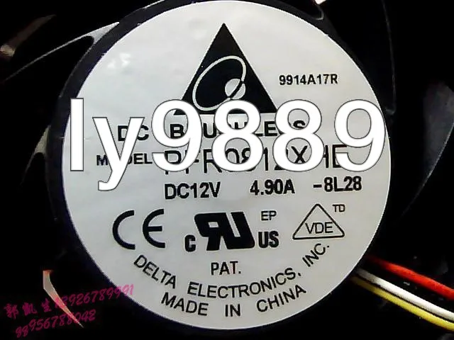 Для Дельта PFR0812XHE 12 V 4.9A 8038mm вентилятор насилие сервер вентилятор+ вентилятор охлаждения