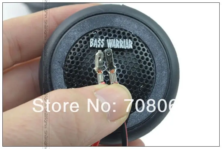 Bass Warrior 1 дюймовый динамик s наборы твитеров 2x500 Вт Супер Мощный Громкий купольные высокочастотные динамики