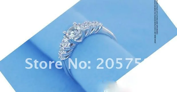 Sterling Silver & Stone Наборы для ухода за кожей красивые Обручение кольцо натуральная 925 пробы Серебряные ювелирные изделия