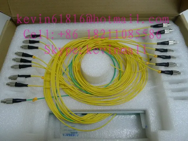 1X16 PLC сплиттер, siglemode, FC разъем. Fibercore