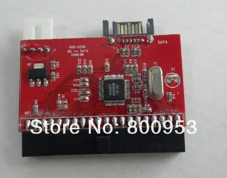 100 компл./лот IDE к SATA 100/133 HDD CD DVD Converter адаптер+ кабель ide sata ide конвертер SATA конвертер