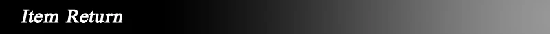 Item Return