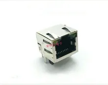 Free Shipping!!! 2pcs socket rj45 / 8p8c / LIGHT / Crystal humpback / network interface connector /Electronic Component