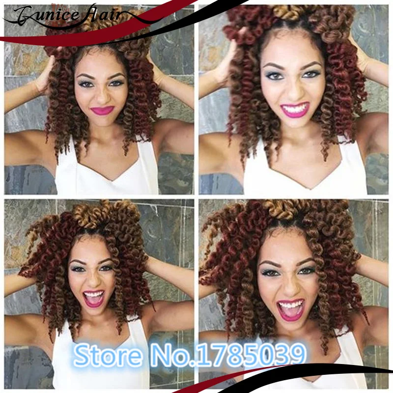 Горячая Гавана Мамбо Твист Крючком Косу Волосы Синтетический Kanekalon Kinky Marley