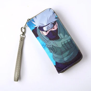 

Naruto shippuden Long Style Wallet Anime Hatake Kakashi Colorful Card Holder Purse Cool Design Coin Purse for Gift
