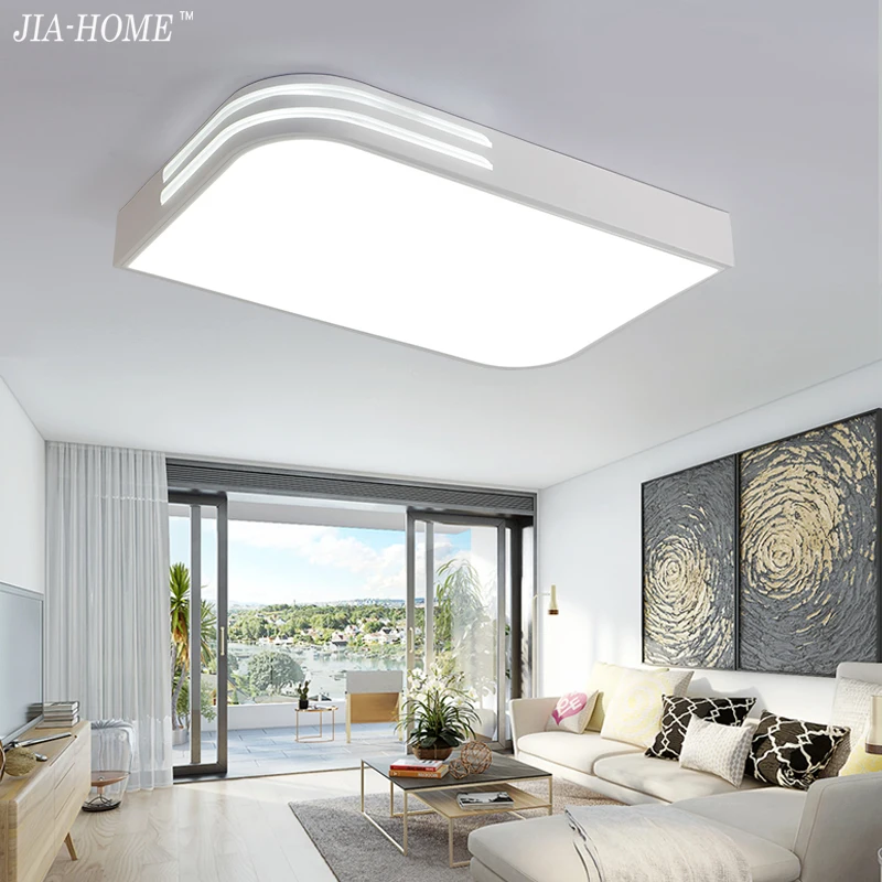 

2017 square ceiling lights flush mount modern for sitting room switch or remote brightness dimmer ceiling lamp