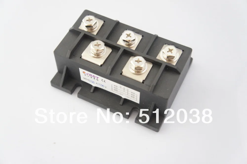MDS200A 3 фазы диодный мост выпрямителя 200A AMP 1600 В
