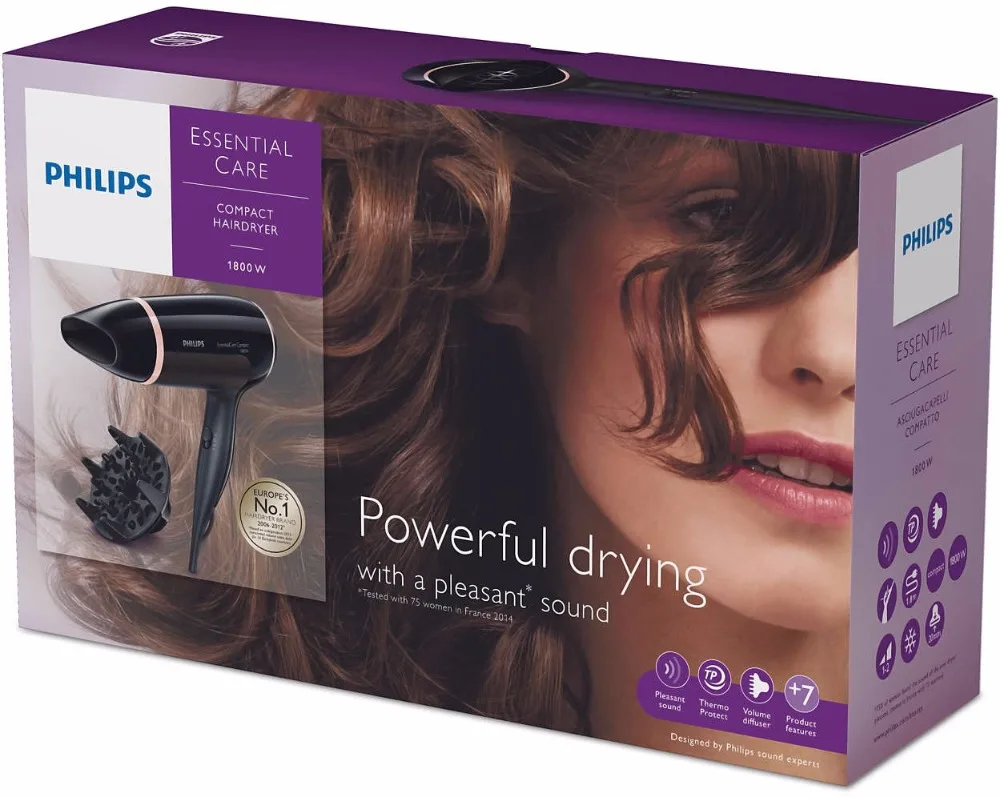 Philips EssentialCare Secador de Pelo 1800 W Difusor de chorro de aire Frío  220 240 V BHD004/00|hairdryer diffuser|diffuser hairdryerv r - AliExpress