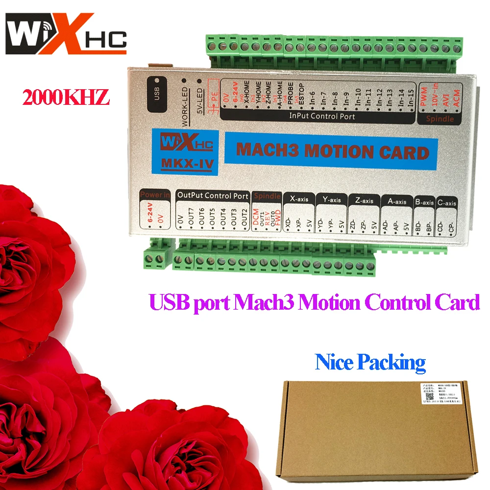 Горячая ЧПУ часть 3 оси usb mach3 motion контрольная карта, три оси breakout USB интерфейсная плата для маршрутизатора с ЧПУ