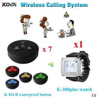 

Ycall Brand CE certificate restaurant service call numeric pager calling system watch pager