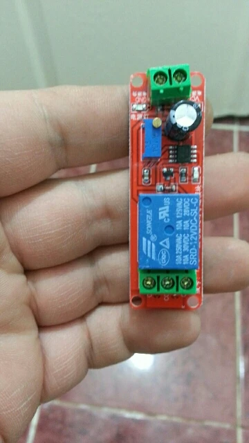 Qiulip NE555 Rel/é DC 5V Temporizador Ajustable Retardo Apagado Interruptor Tiempo Rel/é M/ódulo
