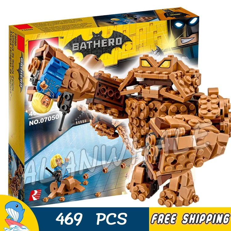 

469pcs New Super Heroes Batman 07050 Clayface Splat Attack DIY Model Building Kit Blocks Gifts Movie Toys Compatible With lego