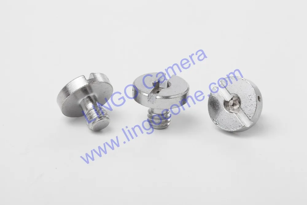LL1487 Wholesale Captive 1/4&quot Hinged Screw for DSLR Camera Tripod Quick Release Plate Silver | Электроника