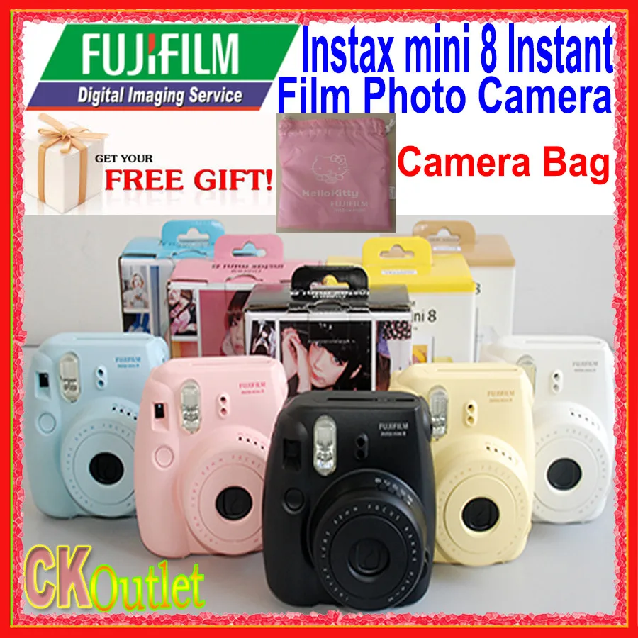 Fujifilm Instax Mini 8 + Free Gift for Polaroid Instant