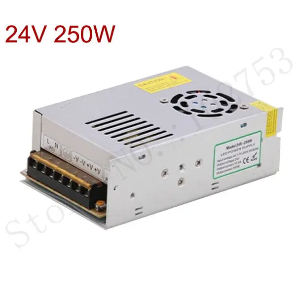 24 v 10a блок питания 10 шт CE& ROHS Сертифицированный преобразователь переменного тока 240 Вт Световой трансформатор для 5050 3528 светодиодные ленты