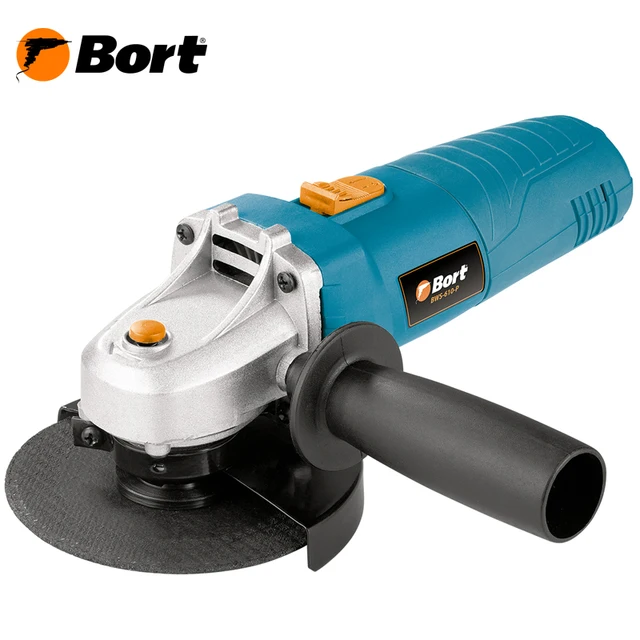 Машина шлифовальная угловая Bort BWS-610-P (Мощность 600 Вт, Диск 115 мм, компактный и удобный инструмент для резки и шлифовки)